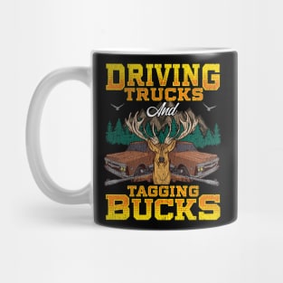 Driving Trucks Tagging Bucks Mug